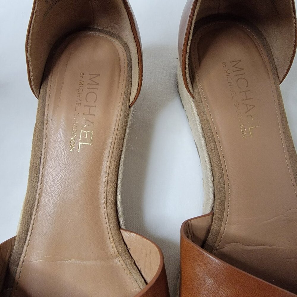 Michael Shannon Sylvie Espadrilles Platform Ankle Strap Wedges Sandals size 9.5 - Picture 9 of 11